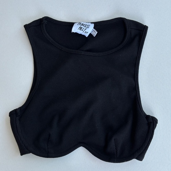 Princess Polly Black Tank - Picture 1 of 3